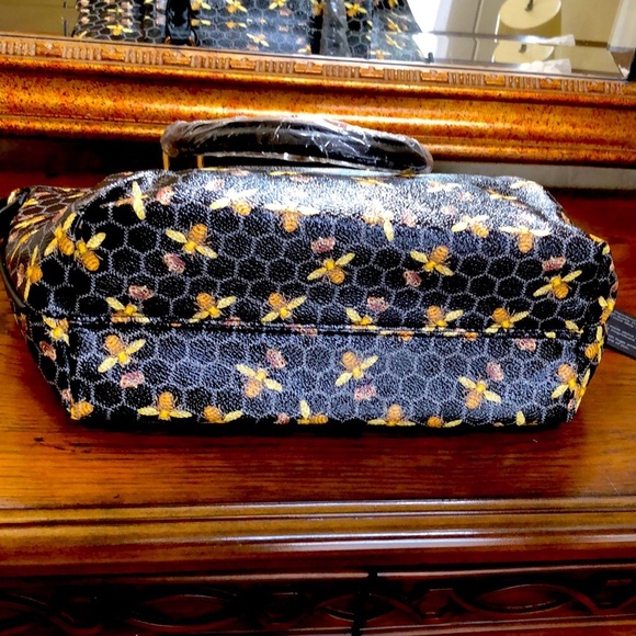 New Calfland “Bee Design”, Women’s crossbody or handle purse. - Picture 16 of 16